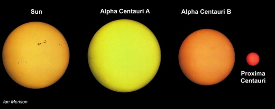 Alpha Centauri A and Alpha Centauri B are a binary pair, while Proxima Centauri is far away but is xxx