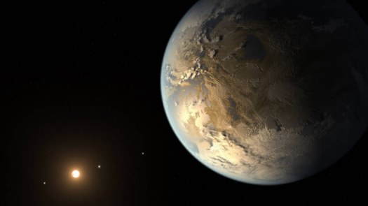 Kepler-186f was the first rocky planet to be found within the habitable zone -- the region around the host star where the temperature is right for liquid water. This planet is also very close in size to Earth. (NASA Ames/SETI Institute/JPL-Caltech) 