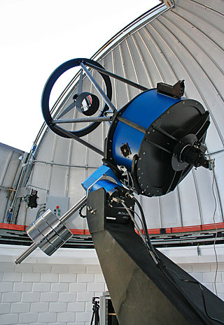 TRAPPIST (TRAnsiting Planets and PlanetesImals Small Telescope) is a 60 cm telescope at La Silla devoted to the study of planetary systems and it follows two approaches: the detection and characterisation of exoplanets around other stars and the study of comets orbiting around the Sun. The robotic telescope is operated from a control room in Liège, Belgium. The project is led by the Department of Astrophysics, Geophysics and Oceanography of the University of Liège, in close collaboration with the Geneva Observatory (Switzerland). TRAPPIST is mostly funded by the Belgian Fund for Scientific Research with the participation of the Swiss National Science Foundation. The name TRAPPIST was given to the telescope to underline the Belgian origin of the project. Trappist beers are famous all around the world and most of them are Belgian.